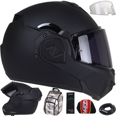 Casco modular LS2 FF906 Advant Solid negro mate