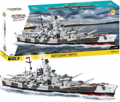 COBI 4839 Niemiecki Pancernik BATTLESHIP TIRPITZ