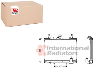 VAN WEZEL РАДІАТОР ДВИГУНА 5502035S KMT161 MT2161