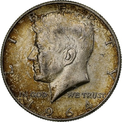 USA, Half Dollar, Kennedy Half Dollar, 1964, Phila