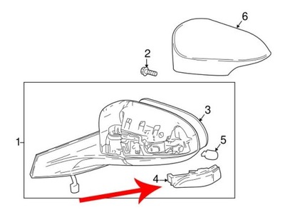 OE TOYOTA ПОВОРОТНИК ЗЕРКАЛА AURIS E18 II