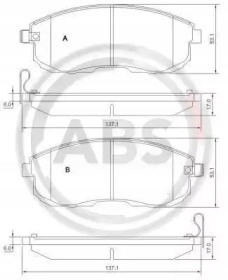 ZAPATAS DE FRENADO NISSAN TIIDA 07- PARTE DELANTERA  