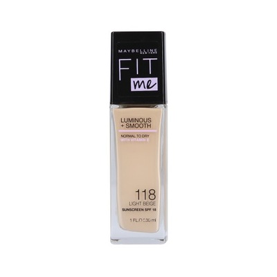 MAYBELLINE FIT ME LUMINOUS PODKŁAD DO TWARZY 118