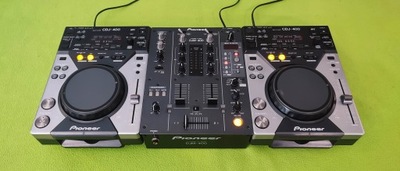 Zestaw Pioneer CDJ 400 + DJM 400 350/600/700/800