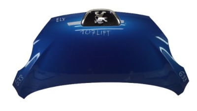 Капот крышка двигателя peugeot 107 lift elx фото №1