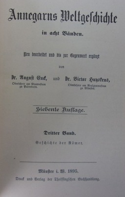 Annegarns Weltgeschichte 1895 r.