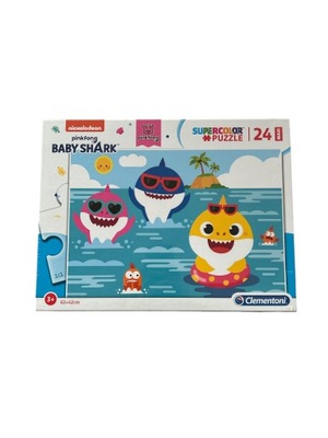 Puzzle Clementoni Super Color Baby Shark Maxi 24el