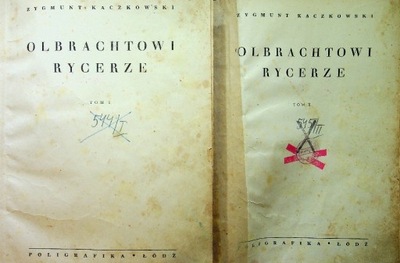 Olbrachtowi rycerze Tom 1 i 2 1948 r.