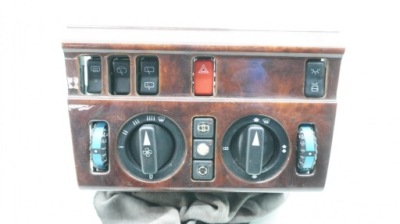 Mercedes s124 w124 переключатель панель обдув drewno рамка фото №1