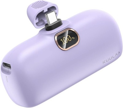 Powerbank Kuulaa 5000 mAh fioletowy