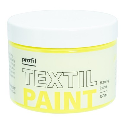 TEXTIL PAINT PROFIL tkaniny jasne 150ml zółty fluo