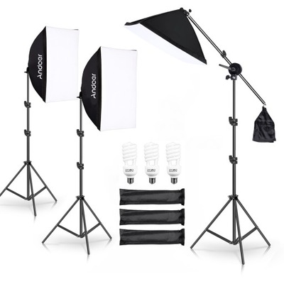 Studio Photography Light Kit Softbox Lighting Set