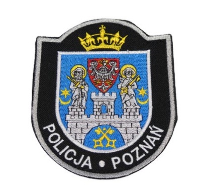 naszywka tarcza Policja Poznań rzep