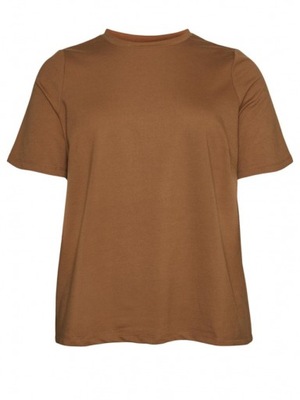 Vero Moda brązowy t-shirt basic 46/48