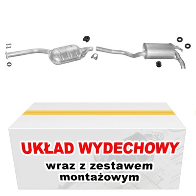 Tłumik Mercedes 190 W201 2.0 2.0D 2.0 D 1984-1993