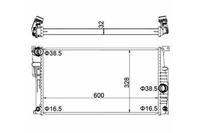 HART РАДИАТОР BMW F20-F21 11-