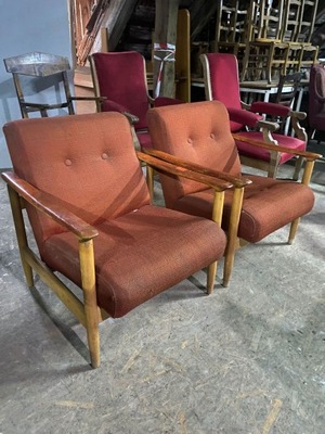 Fotele design PRL lata 60-70 2szt. A la liski