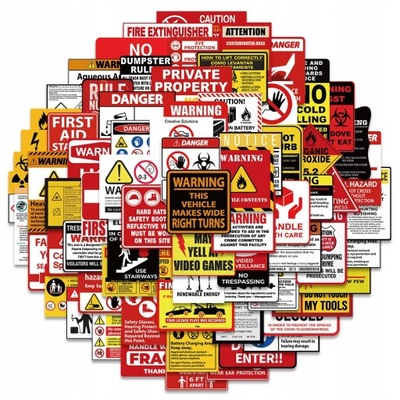100 VIENETŲ OSTRZEZENIE NIEBEZPIECZENSTWO ZAKAZ LOK4556 