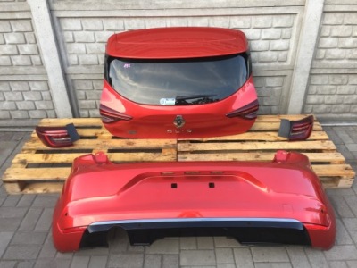 Renault clio v 5 бампер задний задняя tennp фото №1