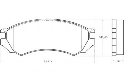 КОЛОДКИ ТОРМОЗНЫЕ NISSAN PRIMERA 90-96 A.B.S.