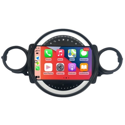 RADIO NAVEGACIÓN GPS CARPLAY ANDROID PARA BMW MINI COOPER R56 R60 2007-2014  