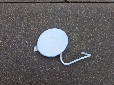 Ford puma ii st mk2 заглушка фаркоп бампера перед l1tb-17a989-b белый фото №1