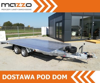 LAWETA PRZYCZEPA NIEWIADÓW DOSTAWA DMC2700KG 450x210 RAZ ŁAMANA KOŁO ZAPAS.