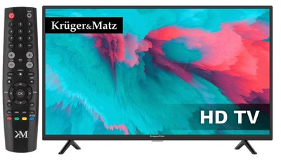 TELEWIZOR 32'' KRUGER&MATZ DVB-T2 2 X HDMI USB HD READY