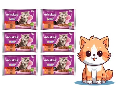 WHISKAS JUNIOR KLASYCZNE POSIŁKI DLA KOCIĄT 24x 85g