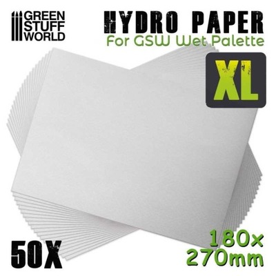 Papier Hydro do mokrej palety XL Green Stuff World