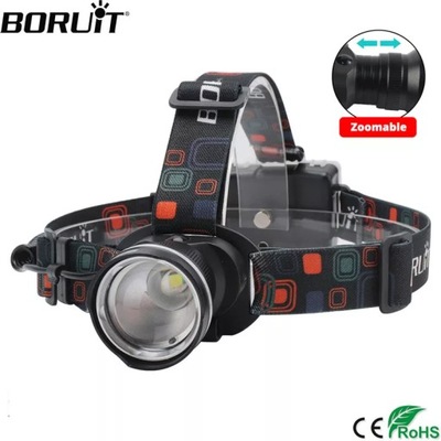 BORUIT RJ-2166 LED (СВЕТОДИОД ) HEADLAMP 1000LM 3-WAY FL3243