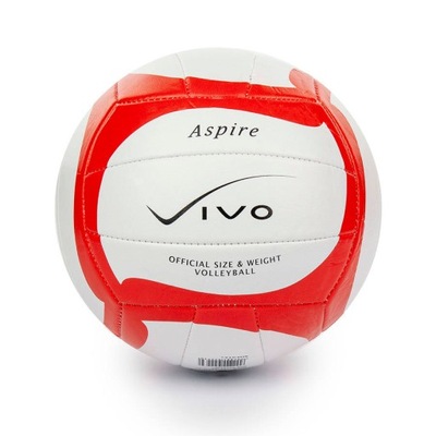 Piłka siatkowa Vivo Aspire biało-czerwona - r. 5