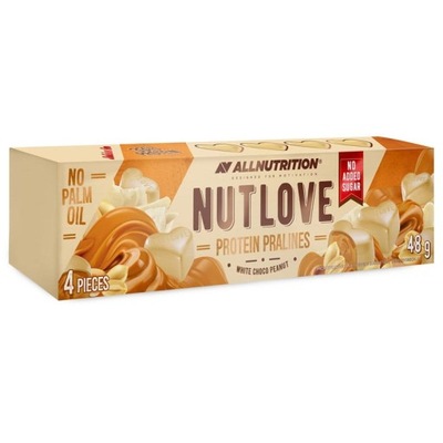 ALLNUTRITION NUTLOVE PROTEIN PRALINES WH.CHOC.P48G