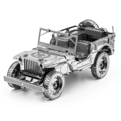 Metalowe puzzle 3D samochód terenowy Willys MB Jeep