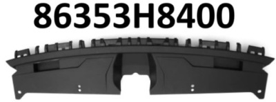 Kia stonic защита радиатора верхний оригинальный номер 86353h8400 фото №1