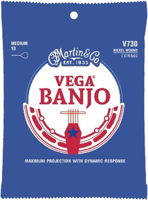 Martin Vega Banjo V730 Medium struny do banjo