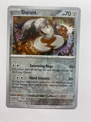 Pokemon Paradox RIft Reverse 129/182 Durant