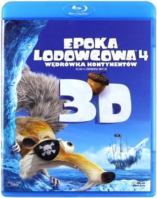 EPOKA LODOWCOWA 4: WĘDRÓWKA KONTYNENTÓW (BLU-RAY 3D)+(BLU-RAY)