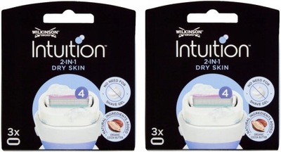 6x Wkłady WILKINSON Intuition Dry Skin