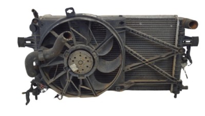 Opel astra h комплект радиатор вентилятор 1.8 фото №1