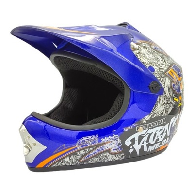 CASCO PARA HIJOS DZIECIECY CROSS ROWER ENDURO AL CROSSA QUADA LEKKI S  