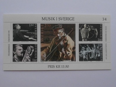 Szwecja - muzyka - Mi. bl.11 **