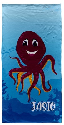 RĘCZNIK PLAŻOWY KĄPIELOWY DUŻY 70x140 IMIĘ