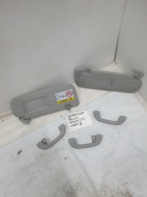 Солцезащитный козырёк защита ручки фонари kia ceed ii фото №1