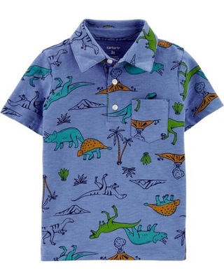 Carter's Koszulka Polo Dinozaury 6M 62
