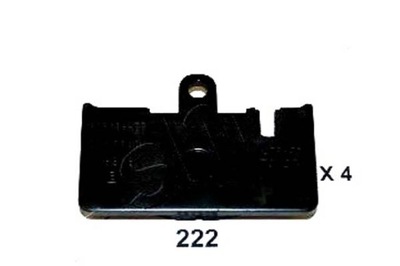 Ashika тормозные колодки тормозные lexus ls 430 ucf30 фото №1