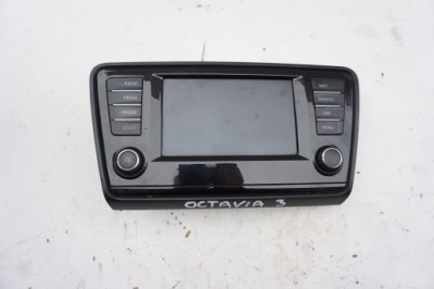 Панель радіо 5e0919605j skoda octavia 3 iii фото №1