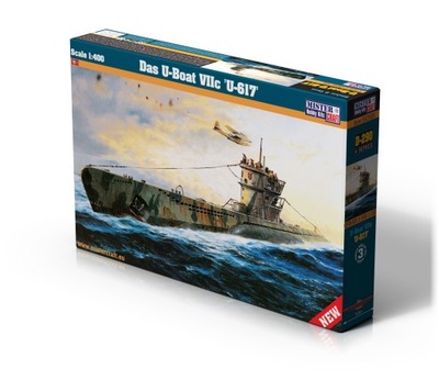 Das U-Boat VIIC U-617, D-290, 1:400