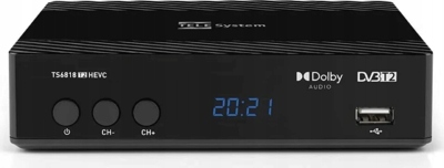 Tuner DVB-T2 Telesystem TS6818 HDMI H264/AVC MPEG4