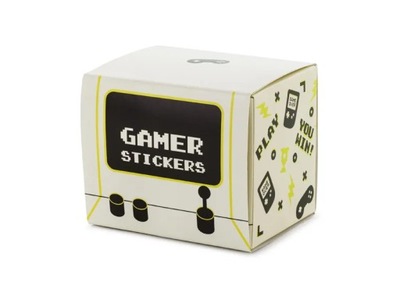 NAKLEJKI SAMOPRZYLEPNE GAMER GAME GRA STICKERS GRACZ GAMINGOWE 36 sztuk NR2